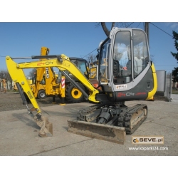 Minikoparka gąsienicowa Wacker Neuson 2404 VDS z sysytemem poziomowania kabiny