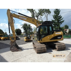 Koparka gąsienicowa Caterpillar 312 CL błotniak szerokie gąsienice 900 mm