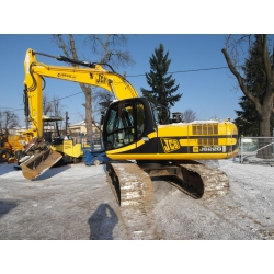 Koparka gąsienicowa JCB JS 210 błotniak szerokie gąsienice