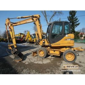 Koparka kołowa Case WX95 waga 10 ton obie osie skrętne