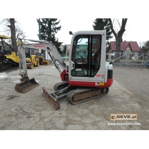 Minikoparka gąsienicowa Takeuchi TB125 waga 2800 kg