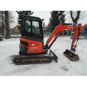 Minikoparka gąsienicowa Kubota U27-4, 1465 mtg
