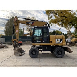 Koparka kołowa Caterpillar M313 D głowica uchylna Powertilt