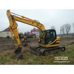Koparka gąsienicowa JCB JZ 140 z lemieszem waga 16 ton